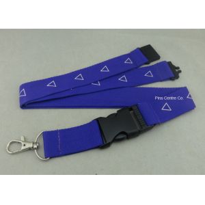 Factory Customized Sublimation Printing Promotional Lanyards , Polyester