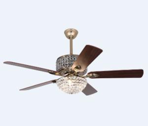 China High quality matel plastic white blackled 5 blade ceiling fan with light factory