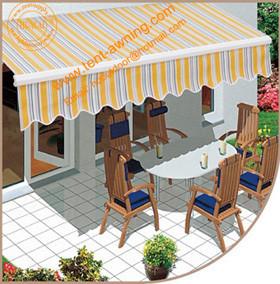 China Outdoor Manual or Motorized Remote Control Retractalbe Awning factory