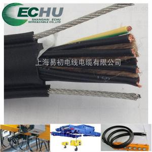 China ECHU Flexible traveling Cable Pendant Cable RVV(1G)/RVV(1G) 10G1.5 with black color factory