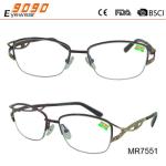 latest classic fashion reading glasses with stainless steel, suitable for men