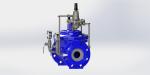 EPDM Seal Flow Control Valve SS304 Pilot EN1074-5 Nylon Reinforcement Diaphragm