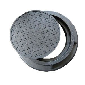 Dual Locking Solid Top Round Manhole Covers Cast Iron BS EN124 Standard