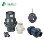 Industrial Usage Pressure Pn10 200psi UPVC/PVC Pipe Non Return Swing Wafer Check