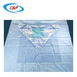 China Medical Knee Arthroscopy Drape Disposable Surgical Sheets Blue Waterproof factory