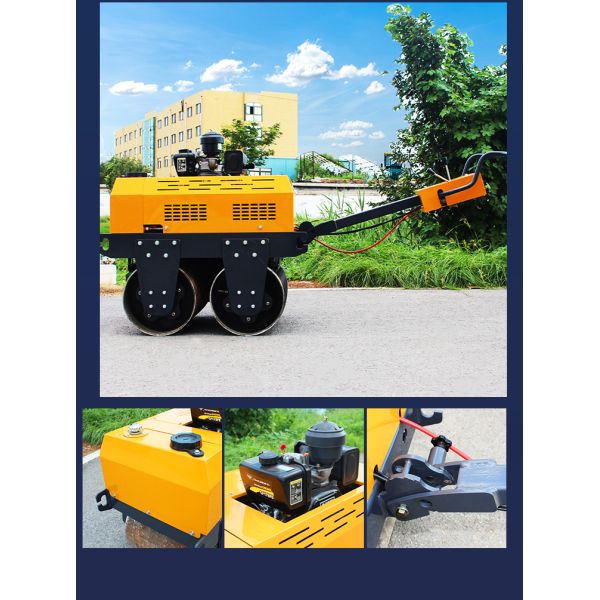 New Small Hand Roller Compactor Vibratory Road Roller Walk Behind Road Roller
