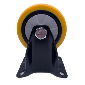 China 3 inch Rigid Plate PU Caster factory