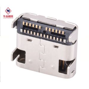 OEM Supported 5.0A 24 Pin USB 3.1 USB Type C Connector