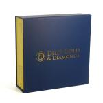 Drawer Sliding Cardboard Gift Box Packaging For Necklace Earring Bracelet Ring