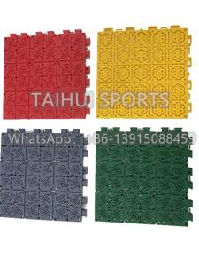 China Indoor / Outdoor Basketball Court Tiles , PP Interlocking Sports Flooring Tiles factory