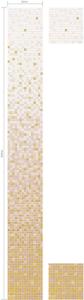 China Yellow series variation with shine star mosaic gradation pattern for plain walls factory
