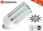 LM80 Listed Samsung SMD5630 LED Chip 45W Corn Led Lamps With 5 Year Warranty