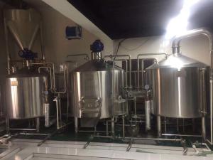 China Two SS304 Vessels 15BBL Beer Brewing Equipment factory