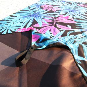 China Quick Dry Microfiber Solid Sublimation Sand Less Custom Beach Towel factory