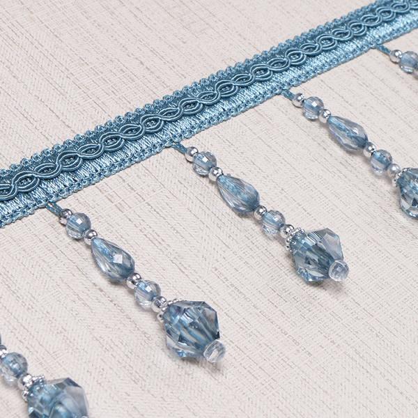 Handmade fashionable chain beads lace tassels fringes for curtain/sofa/pillow