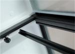 Shower Cabins White Acrylic ABS Tray2000*1160*2150mm black aluminium front open