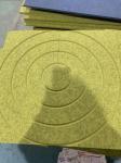 Fireproof Polyester Fiber Carve Acoustic Panels Indoor Wall Decoration
