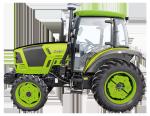 4WD Green Compact Diesel Tractor , Small Farm Tractors 18 - 40hp Power