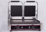 Double Heads Electric Sandwich Griddle Snack Bar Equipment 110V/220V