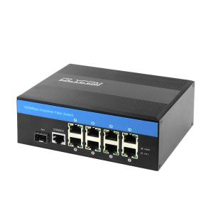 China 12VDC Industrial Switch 8 Port , IM-FS180GW Protection Degree Din Rail Ethernet Switch factory