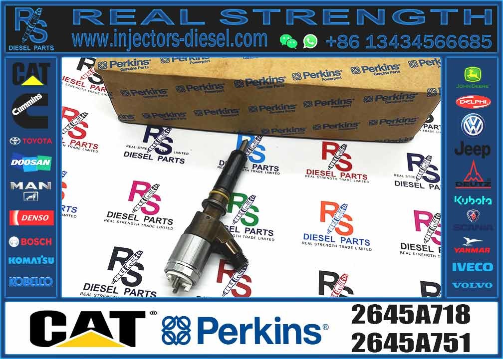Cat 320d Diesel Inyector Common Rail Fuel Injector 292-3780 2923780 2645A718 For Caterpillar Perkins C6.6 Excavator