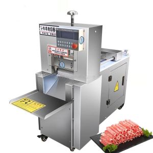 Slicing Machines For Frozen Beef And Mutton In Food Processing Factories Mutton