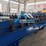 5.5Kw Main Motor Power Double Layer Roof Sheet Machine 8-12m/Min Forming Speed
