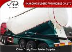 3 Axles V Shaped Bulk cement tanker trailers 45CBM Bulk powder tanker trailers