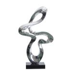 Custom Abstract Resin Ribbon Sculpture Decorative Art Craft