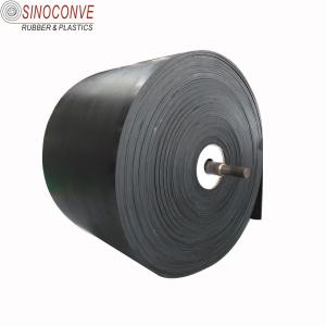 China 1.45mm/ply EP300 EP500/4 EP400/3 4 ply nylon Flat Rubber conveyer belt for stone crusher factory