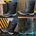 Industrial Leather Safety Shoes For Men Work Boots For Welders