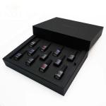 black lipstick box custom lip gloss lip balm lip liner gift box lip brush lip