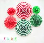 Custom silver folding fan festival festive supplies paper fan Birthday party