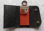 Accept OEM 43 Colors Felt Key Wallet Business Gifts Key Holder With 6 Hooks