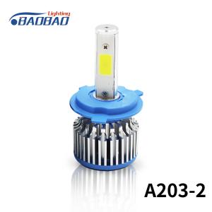 China A203-2 30w 3000Lumen COB chips car led headlight factory