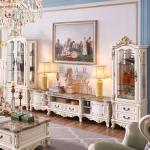 1 and 2 Door Antique Cupboard Wooden Glass Cabinet OY-JG01