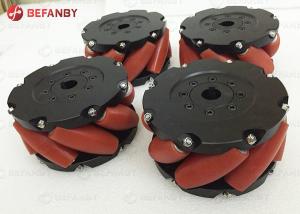 China 360 Degree AGV Trolley 380 Mm Mecanum Wheel 15 Inch factory