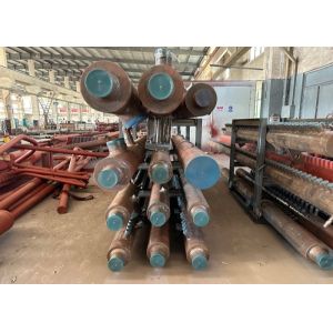China Hot Water Boiler Header Manifold Horizontal Copper Boiler Header on sale