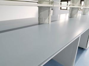 China Epoxy Resin Laboratory Worktops Flat Sheet Bevel Edge 2480 * 1580mm factory