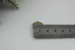Super cheaper factory price bag fitting small flat six-sided nickel color metal