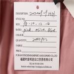 100% Tencel Fall Junior Girls Jacket Pink Olive Blue In Stock