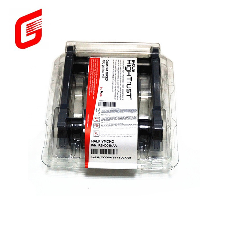 Half YMCKO Color Ribbon 400 prints for Zenius Primacy Card Printer by Evolis R5H004NAA
