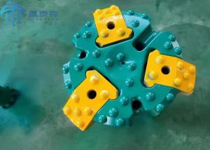 China Ql80 Shank Dth Drill Bit Flat Front Design With Air Tube For Rock Drilling factory