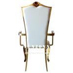 Elegant Strong Wedding Banquet Chair Gold Frame For Reception And Event