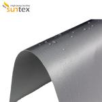 Stainless Steel Wire Reinforced Single Side Silicone Coated Fiberglass Fabric