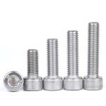 Black Finish 304 Stainless Steel Cup Head Socket Screw DIN912 Cylindrical Head