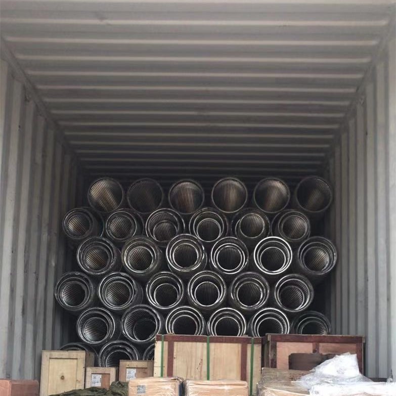 Length 3000mm OD 320mm Wire Wrapped Well Casing Screen Heat Resistant