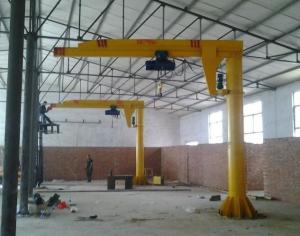China Column Rotating Electric Hoist Lifting Mechanism Jib Crane 20t Load factory