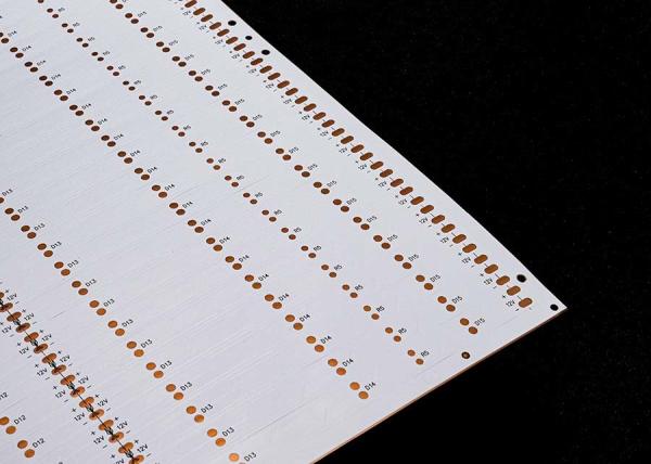 Double Sided Flexible Electronic Printed Circuit Board With White Film Black