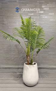 China Hand Carved Reinforced Clay Planter Customed For Eco-friendly Gardens factory